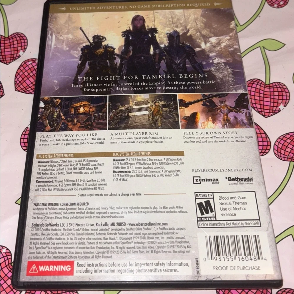 The Elder Scrolls Online Tamriel PC